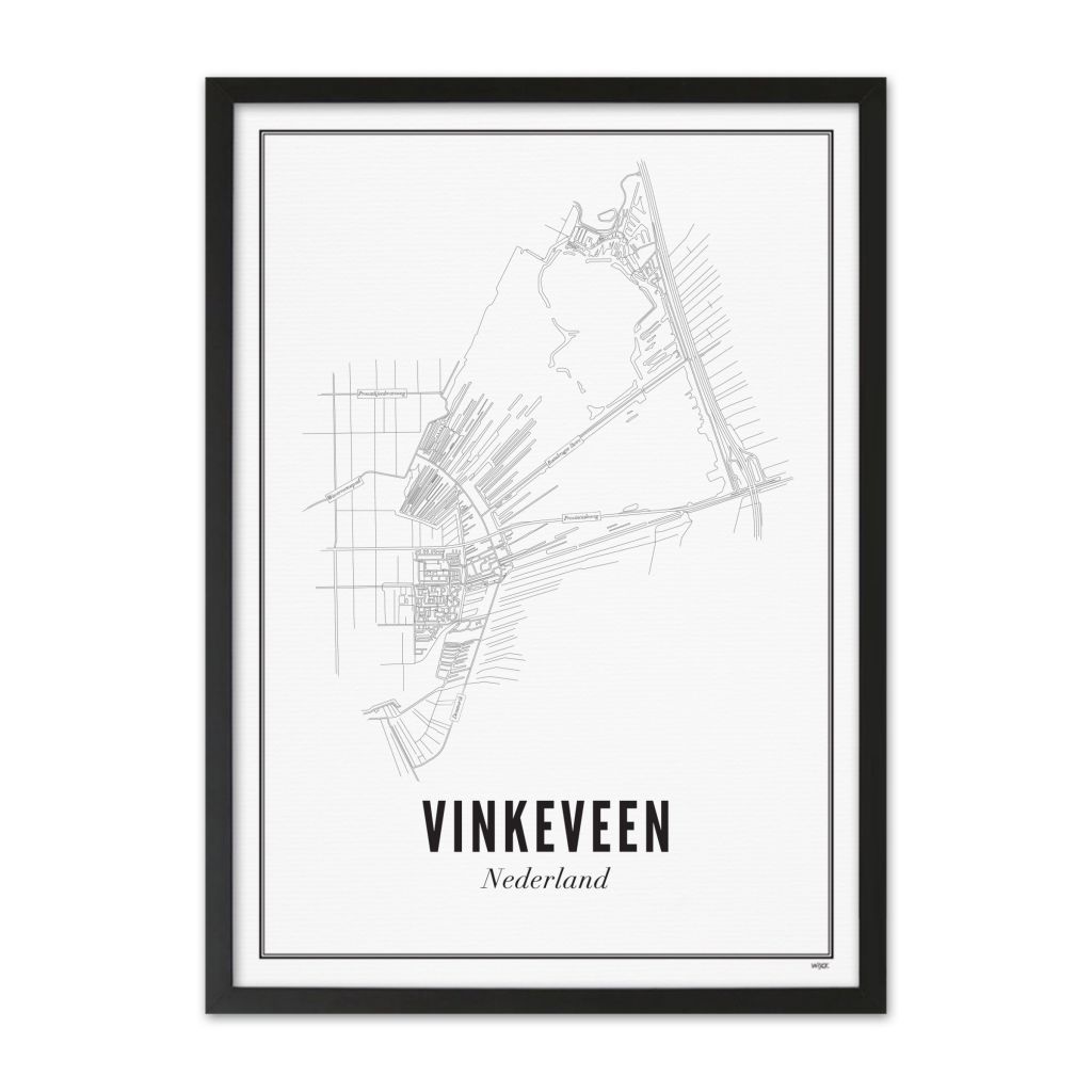 Poster von Vinkeveen - Stad | WIJCK.