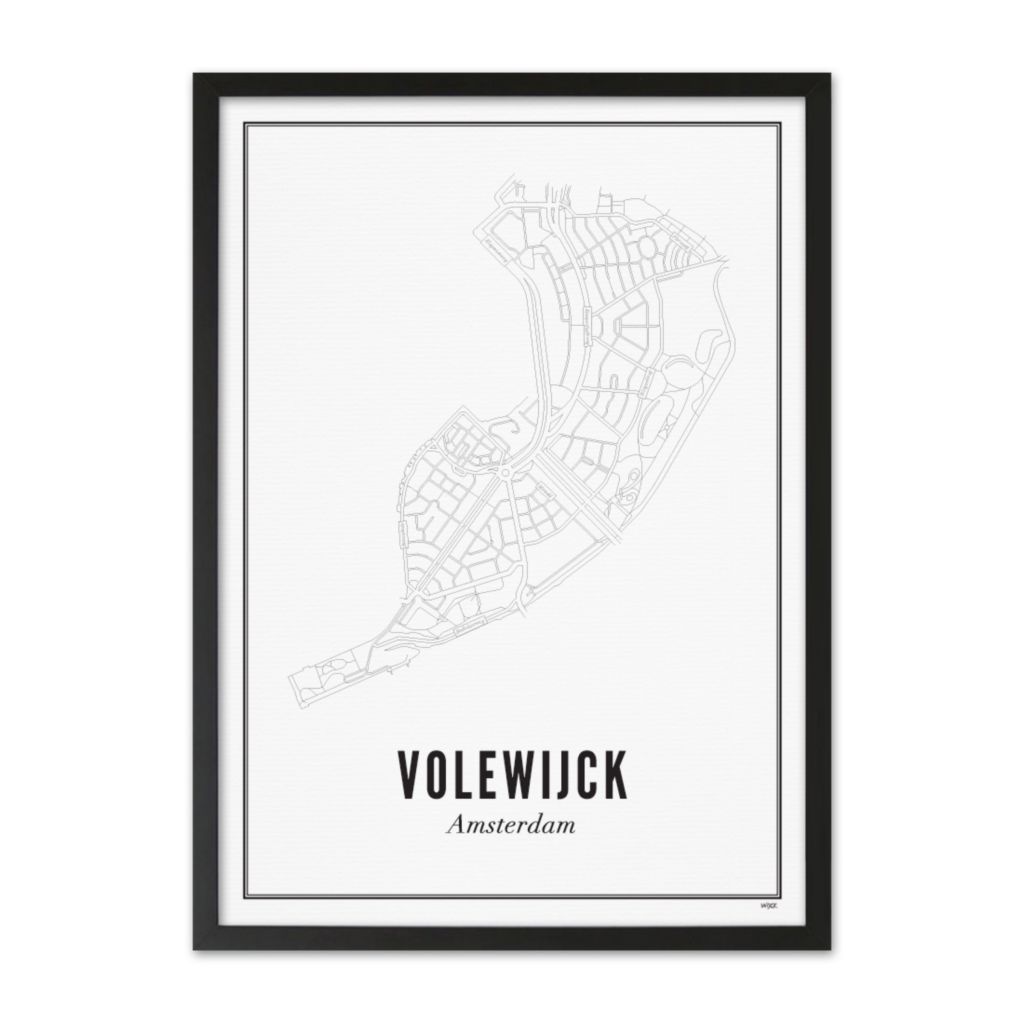 Poster von Amsterdam - Volewijck | WIJCK.
