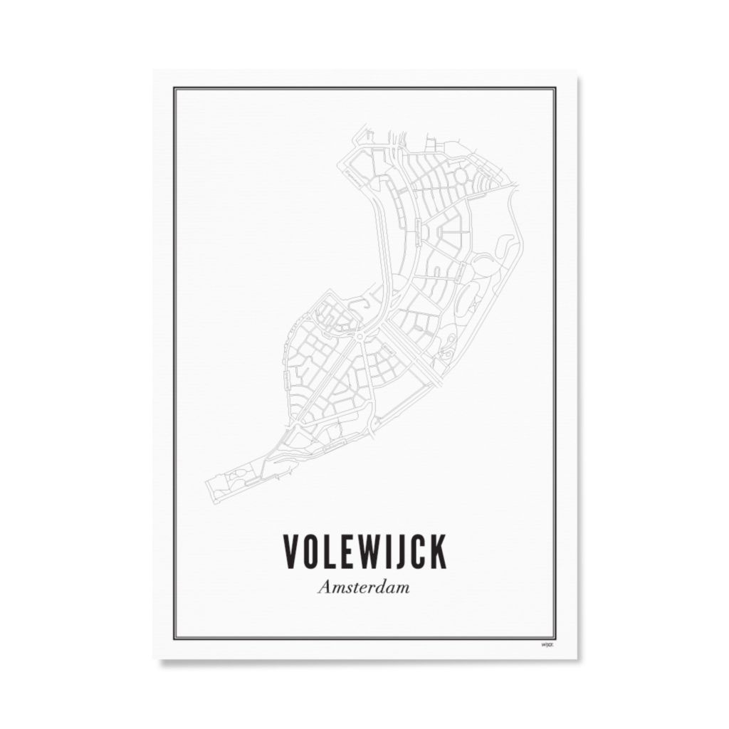 Poster von Amsterdam - Volewijck | WIJCK.