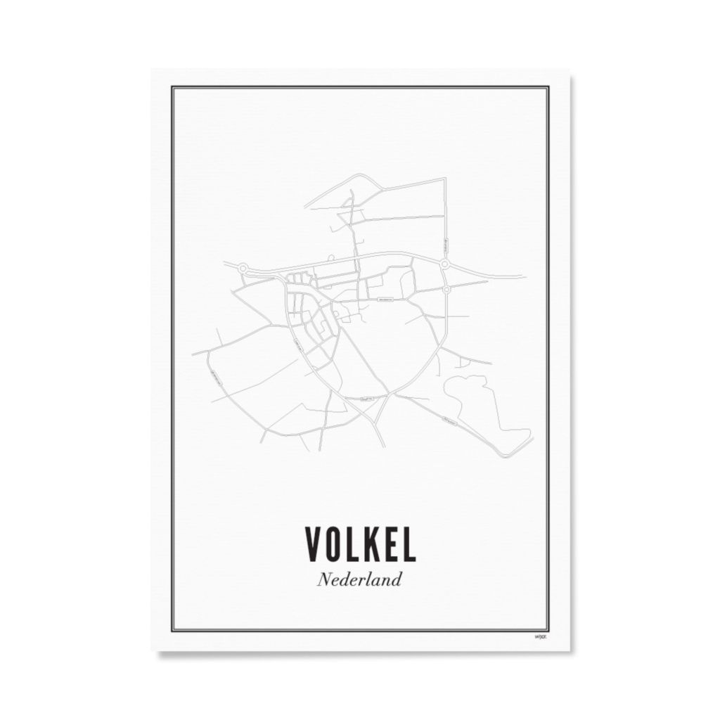 Poster van Volkel - Stad | WIJCK. 