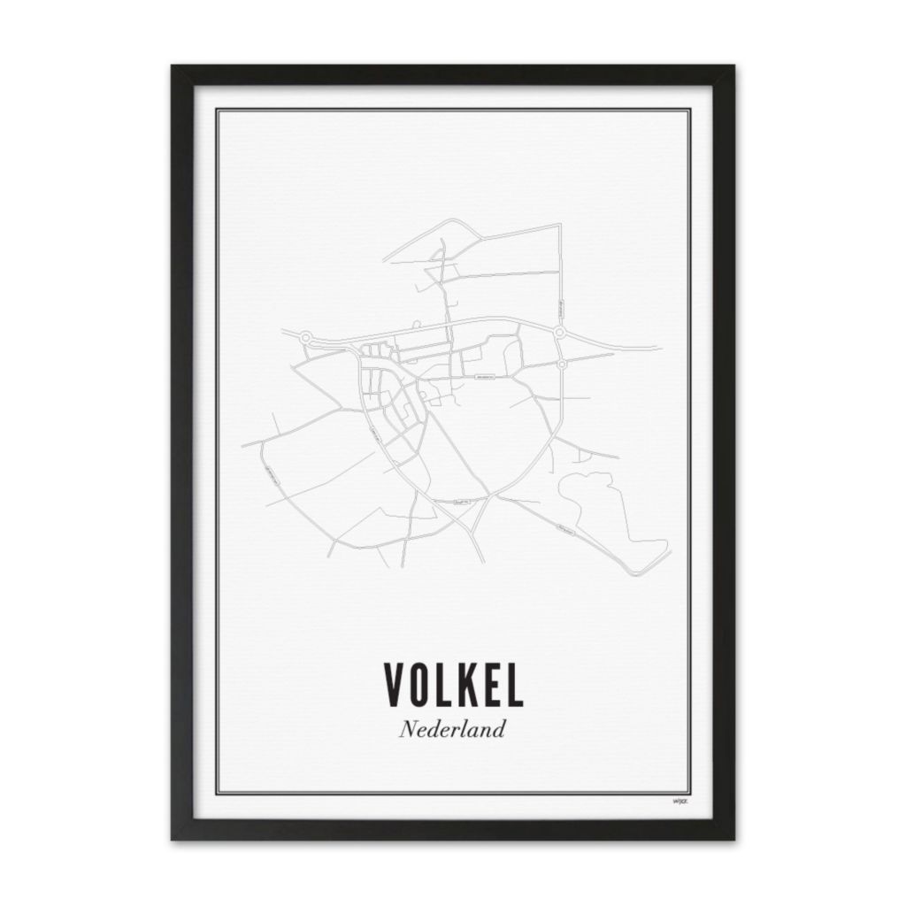 Poster van Volkel - Stad | WIJCK. 