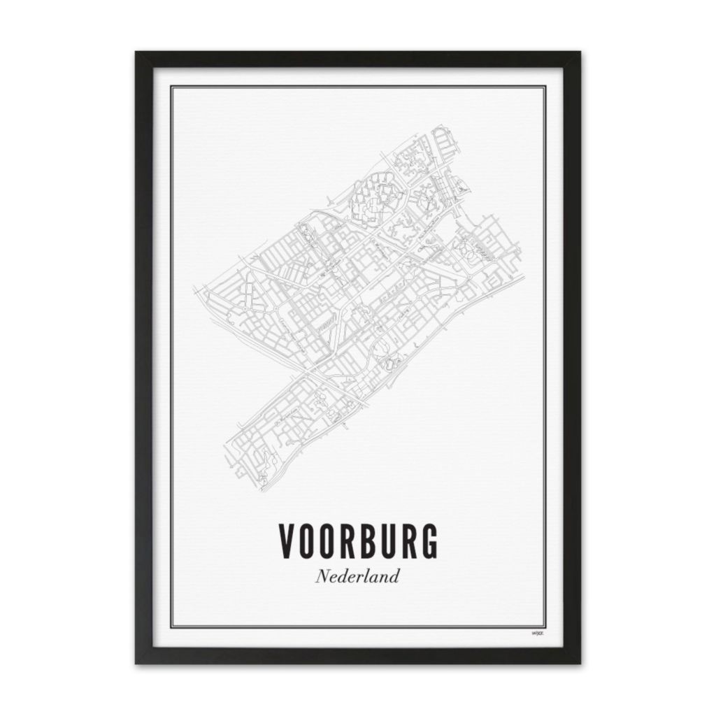 Poster van Voorburg - Stad | WIJCK. 