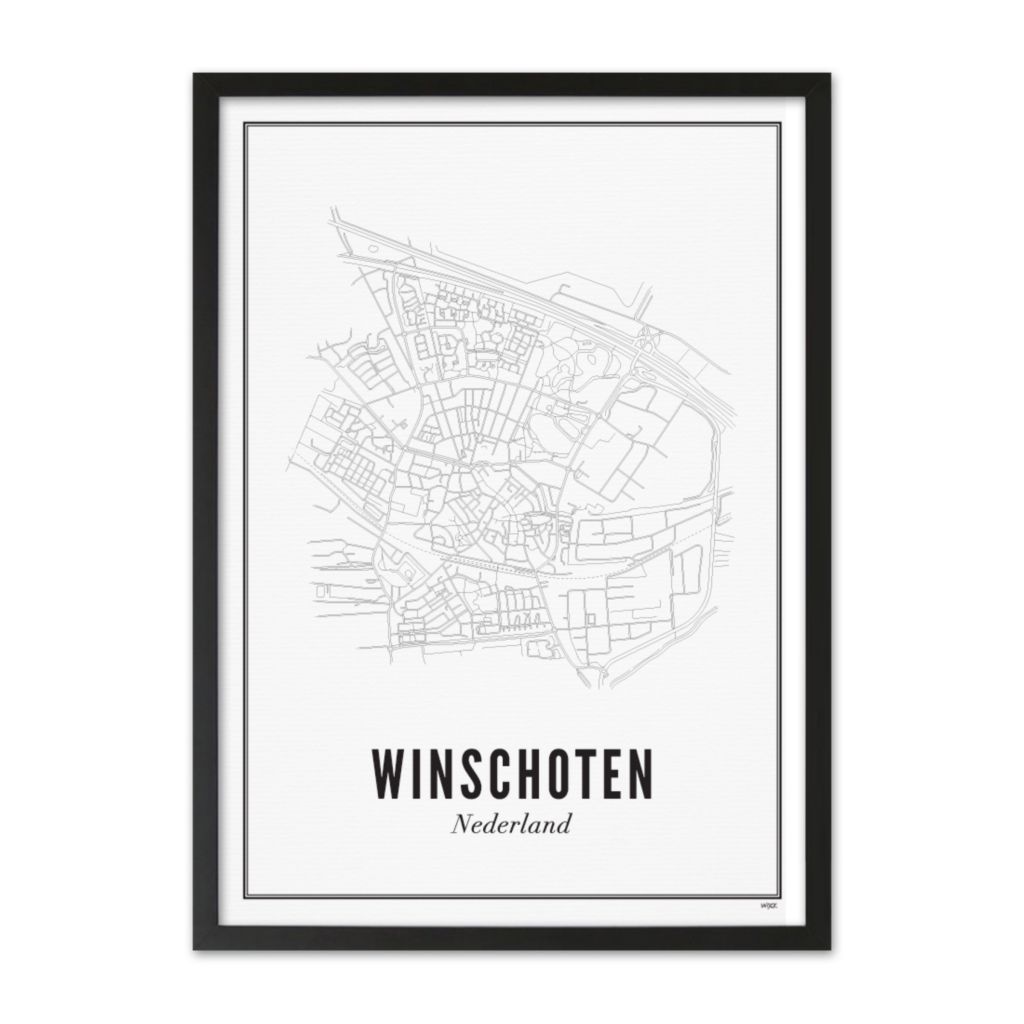 Poster van Winschoten - Stad | WIJCK. 