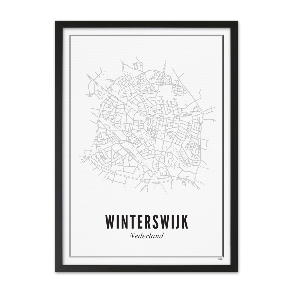 Poster von Winterswijk - Stadt | WIJCK.