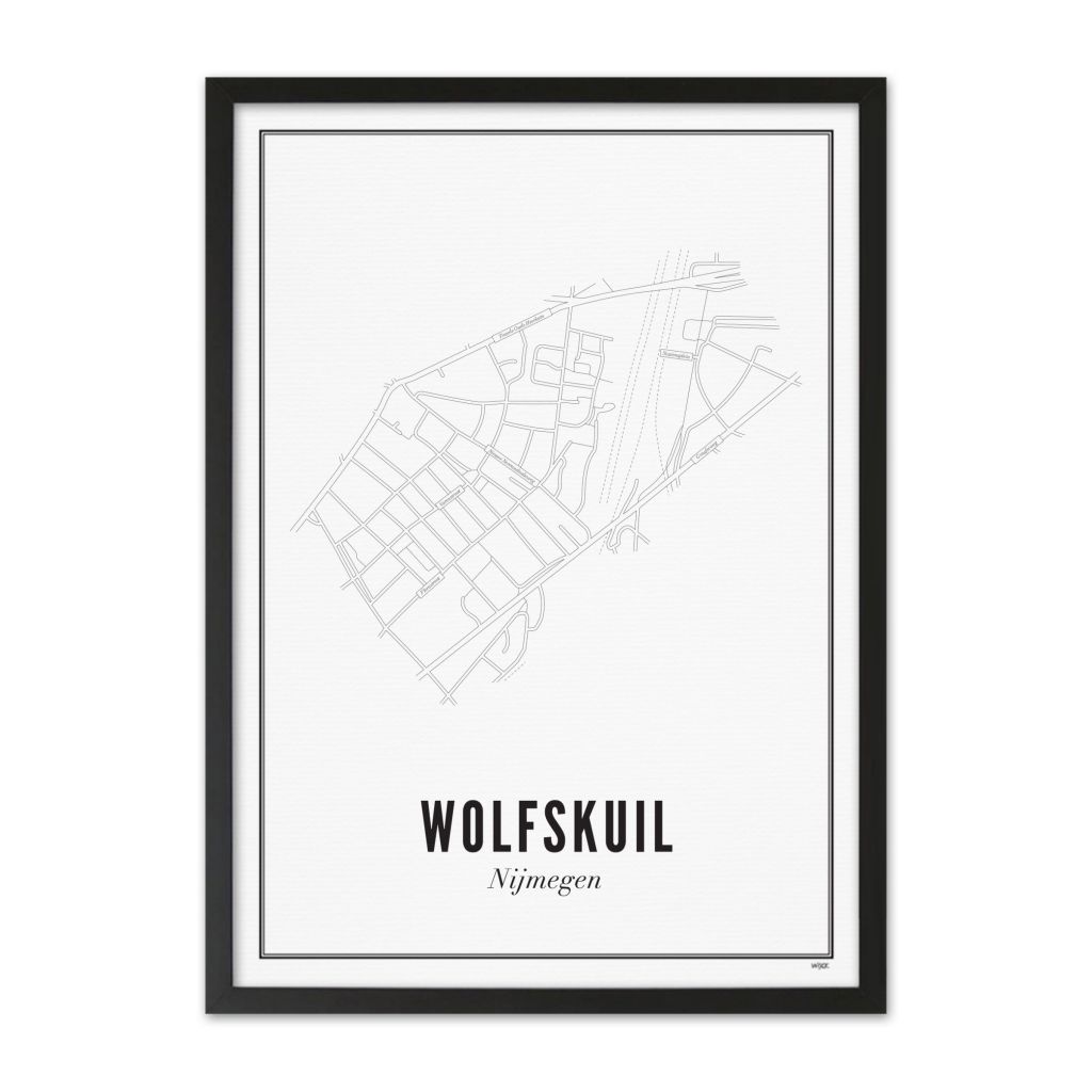 Poster von Nijmegen - Wolfskuil | WIJCK.