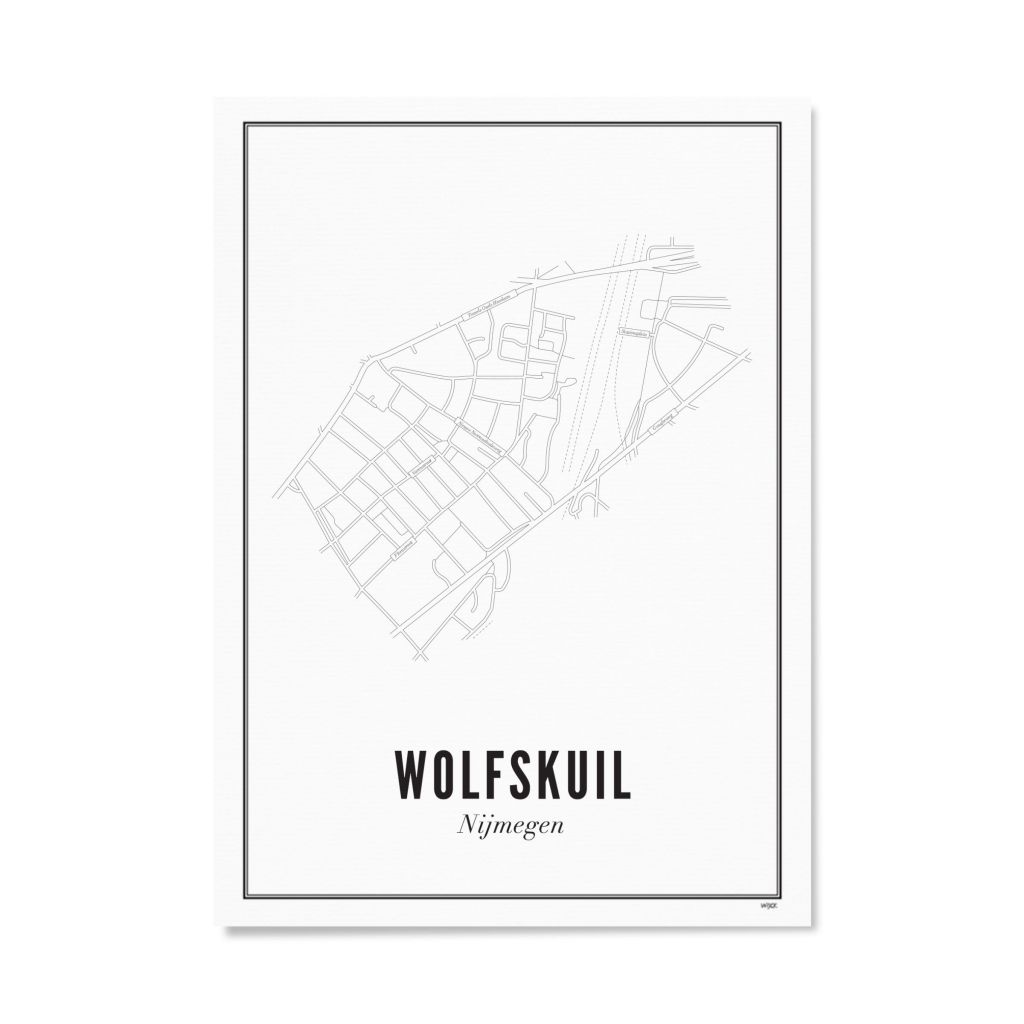 Poster von Nijmegen - Wolfskuil | WIJCK.