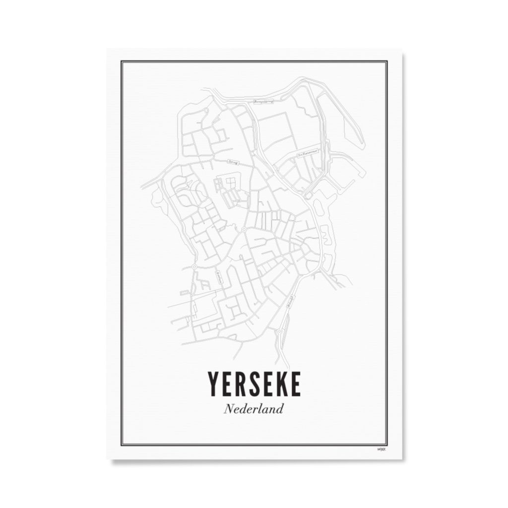 Poster von Yerseke - City | WIJCK.