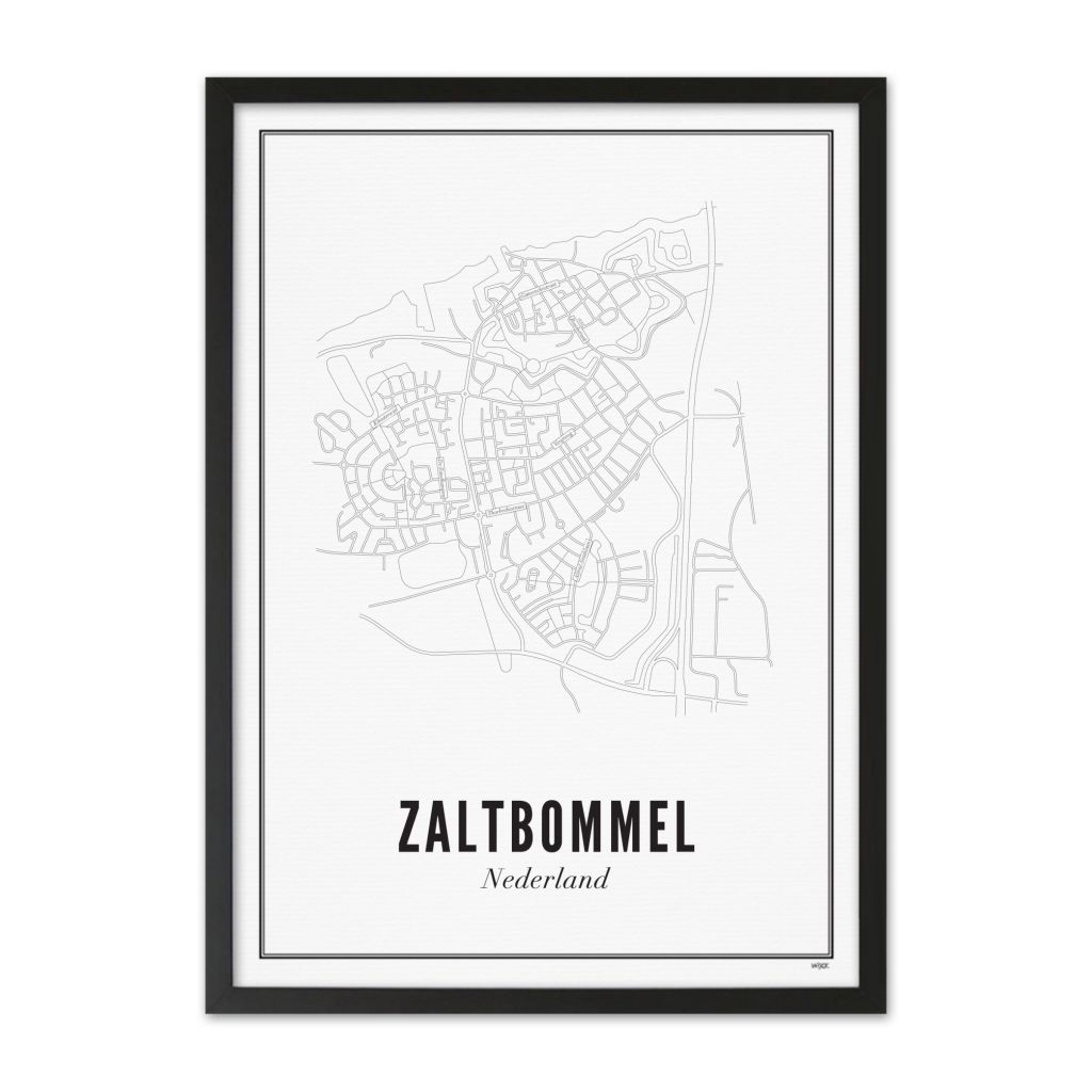 Poster van Zaltbommel - Stad | WIJCK. 