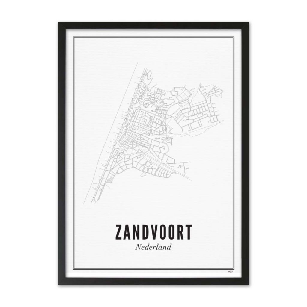 Poster von Zandvoort - City | WIJCK.
