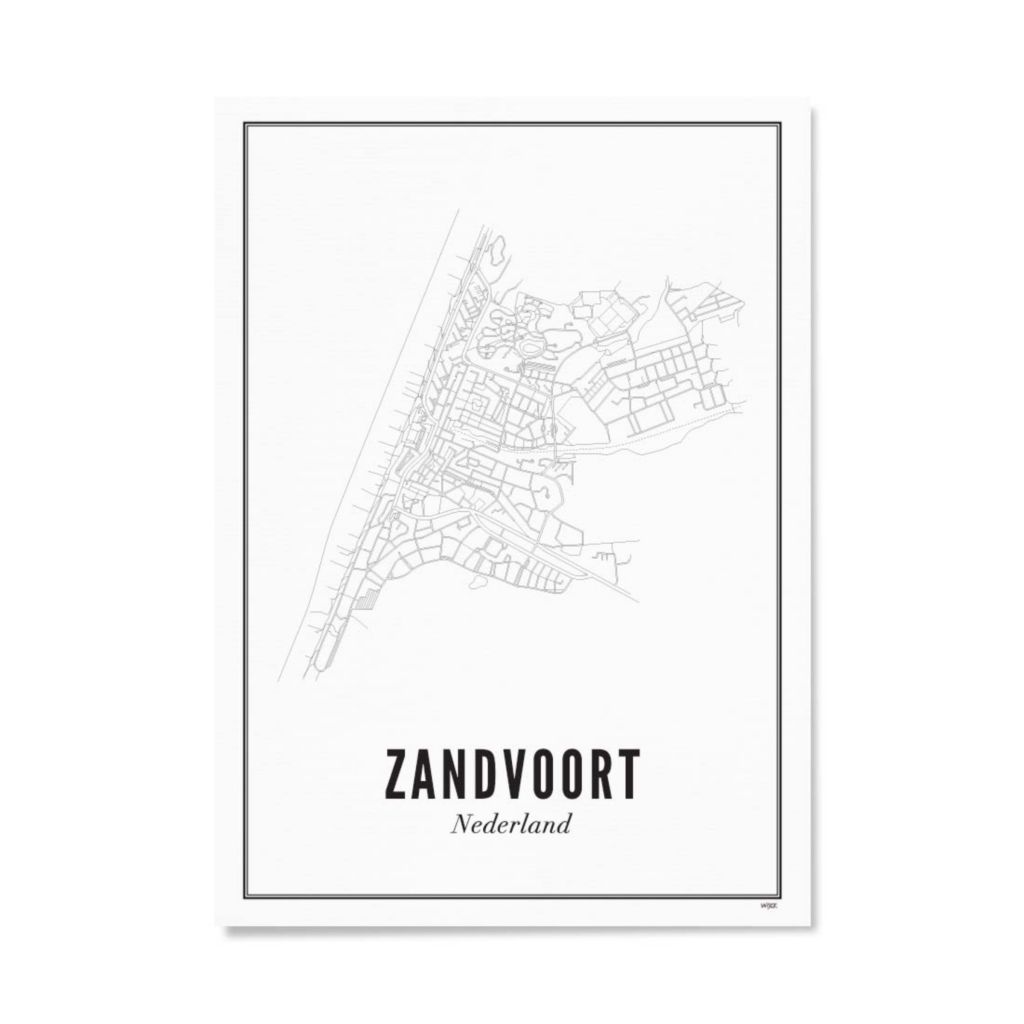 Poster von Zandvoort - City | WIJCK.