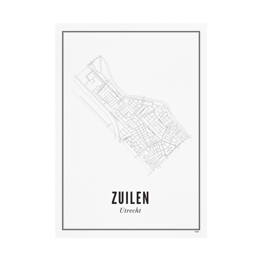 Poster van Utrecht - Zuilen | WIJCK. 