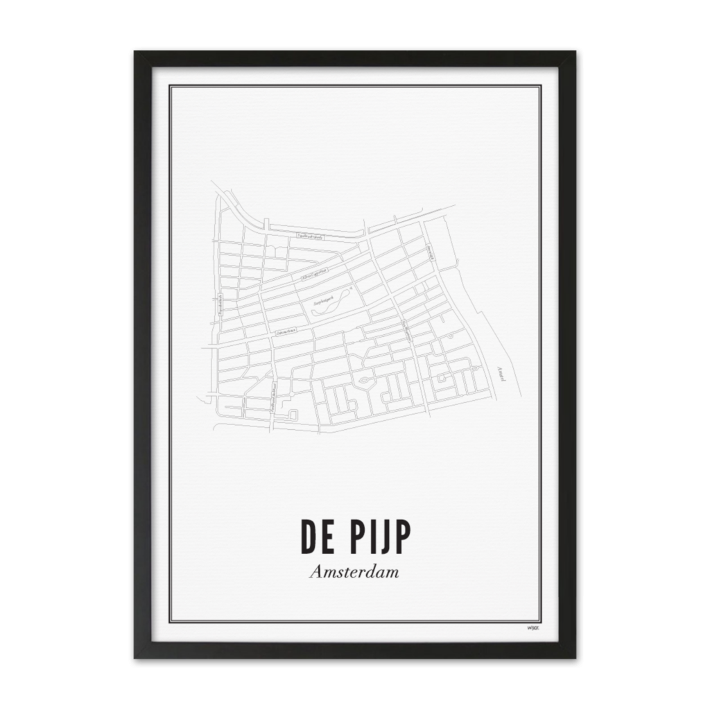 Poster of Amsterdam - De Pijp | WIJCK.
