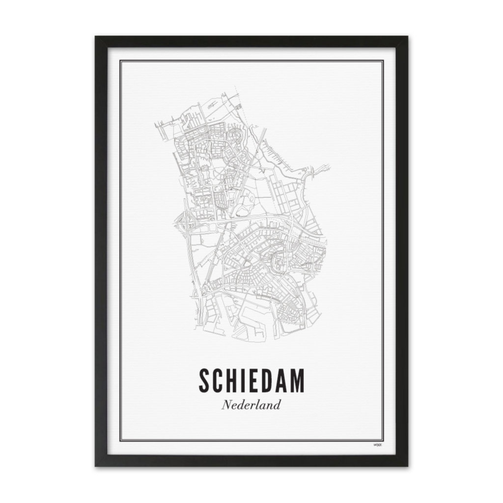 Poster von Schiedam - Stadt | WIJCK.