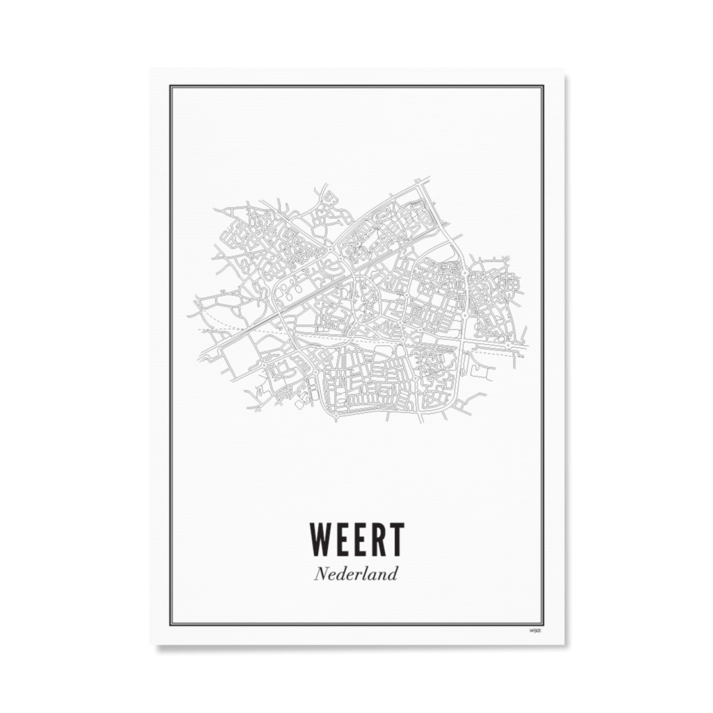 Poster van Weert - Stad | WIJCK. 