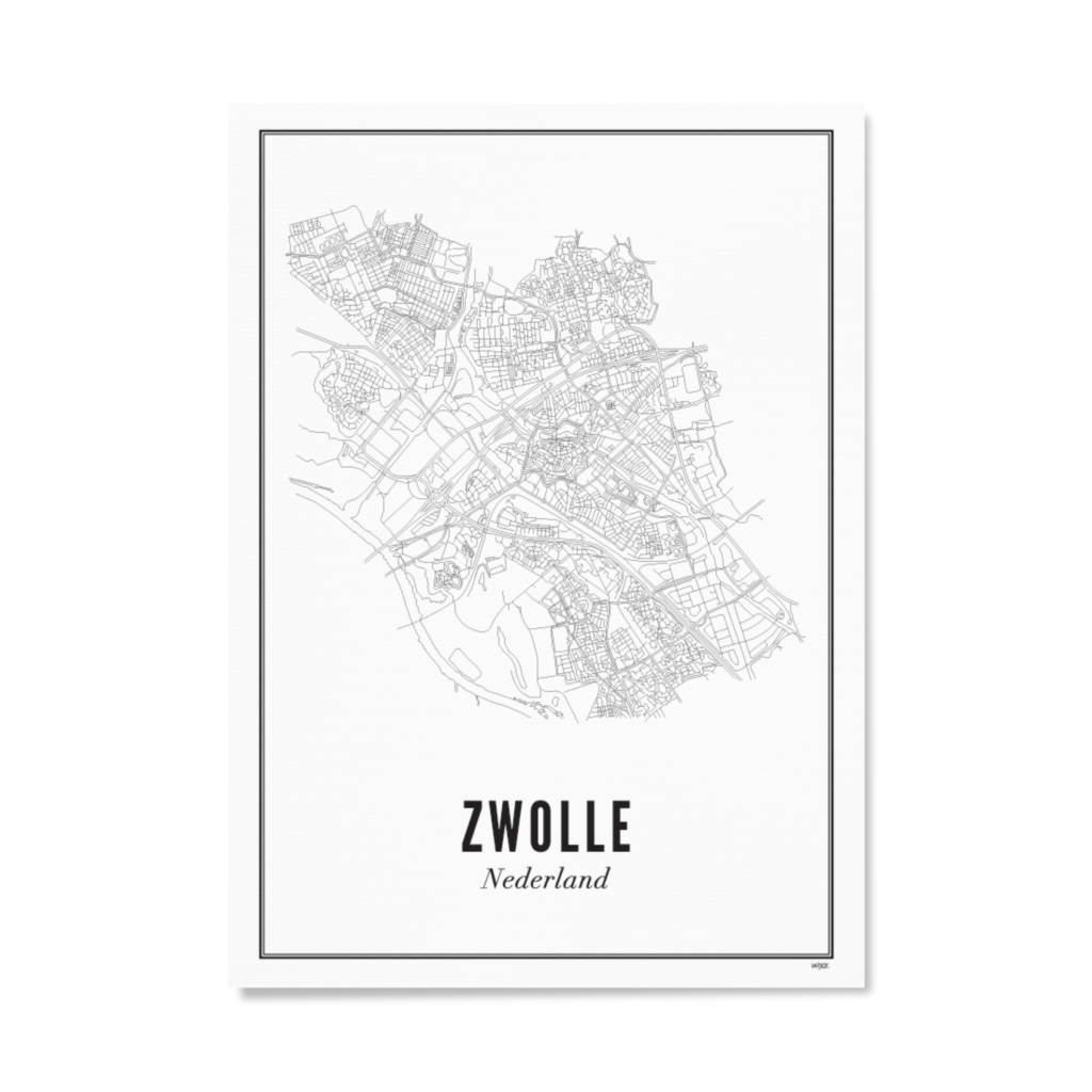 Poster of Zwolle - City | WIJCK.
