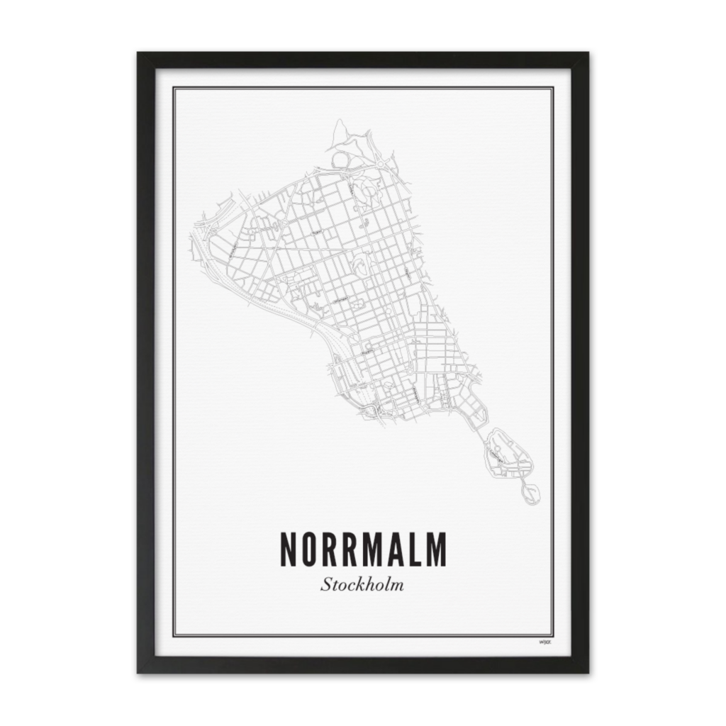 Affiches de Stockholm - Norrmalm | WIJCK.