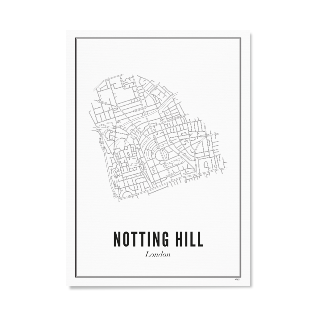 Poster von London - Notting Hill | WIJCK.