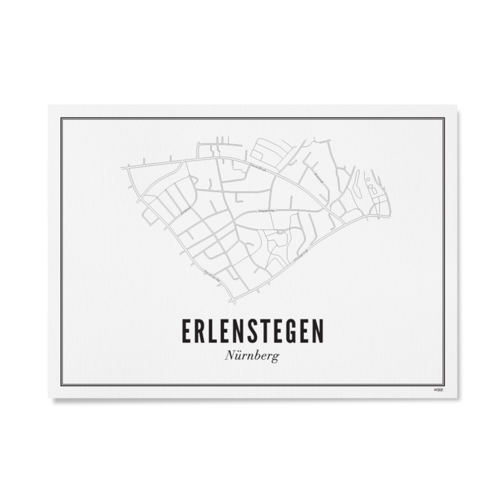 Poster von Erlenstegen - Nürnberg | WIJCK.