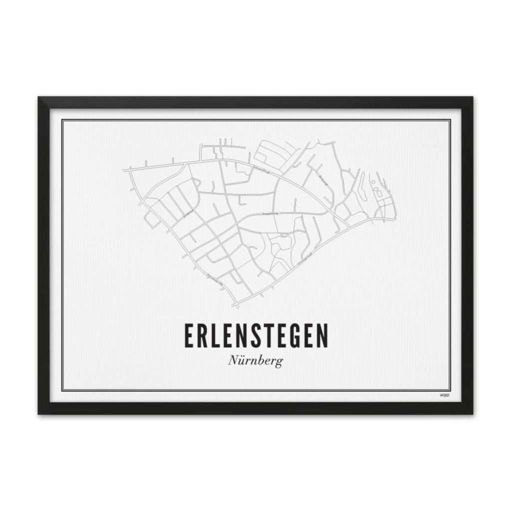 Poster von Erlenstegen - Nürnberg | WIJCK.