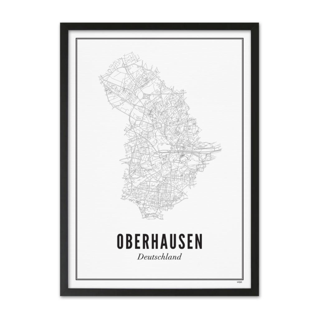 Poster von Oberhausen -  Stadt | WIJCK.
