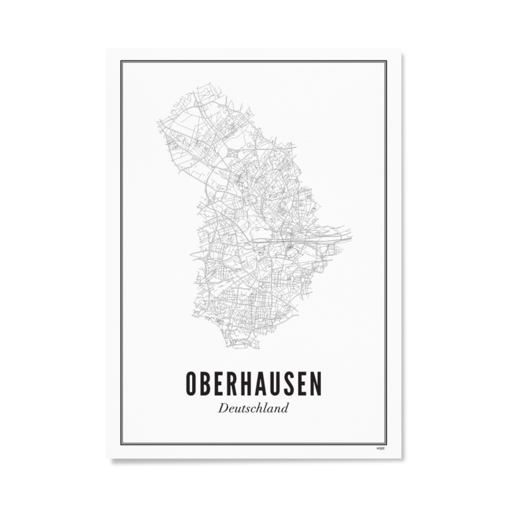 Poster von Oberhausen -  Stadt | WIJCK.