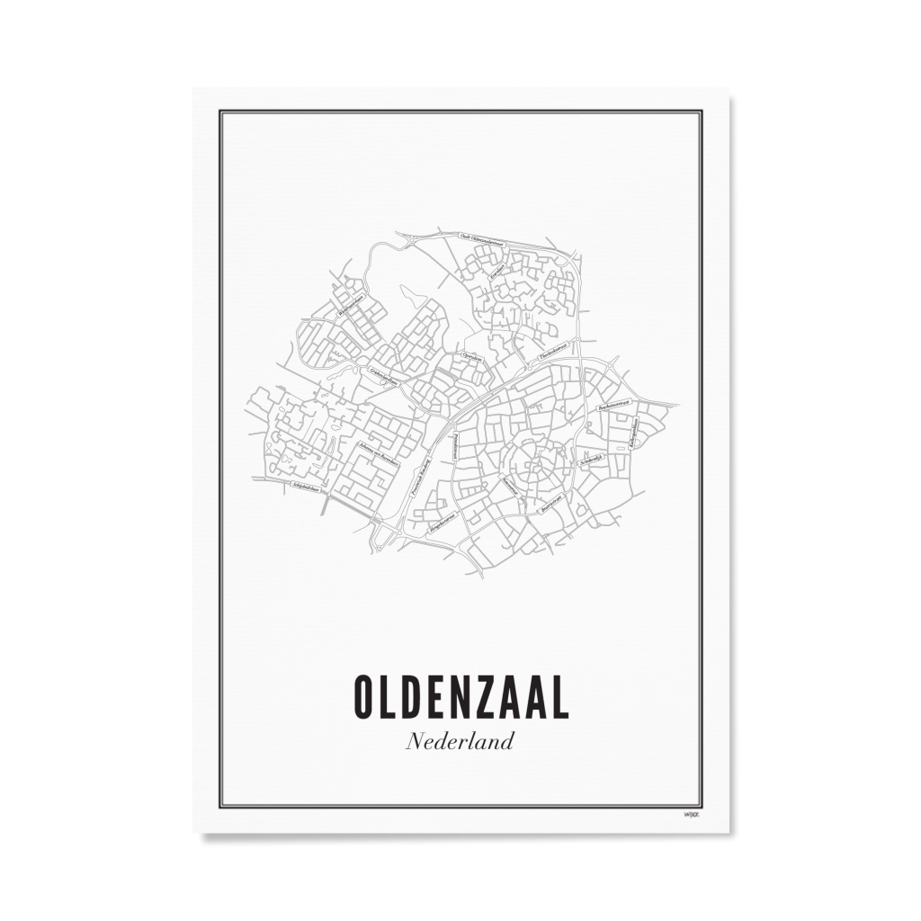 Poster von Oldenzaal - Zentrum | WIJCK.