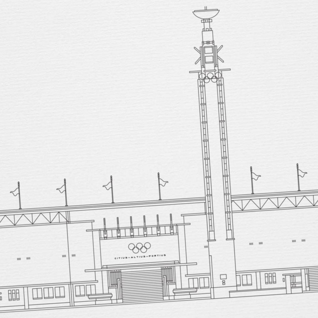 Poster van Olympisch Stadion | WIJCK. 
