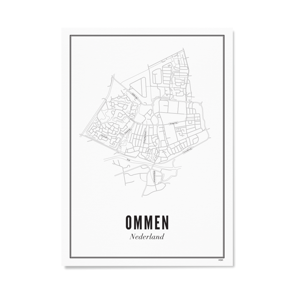 Poster of Ommen - City | WIJCK.