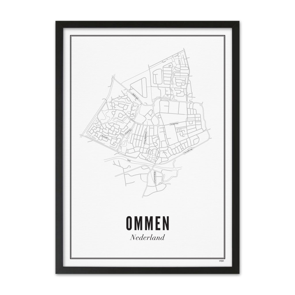 Poster of Ommen - City | WIJCK.
