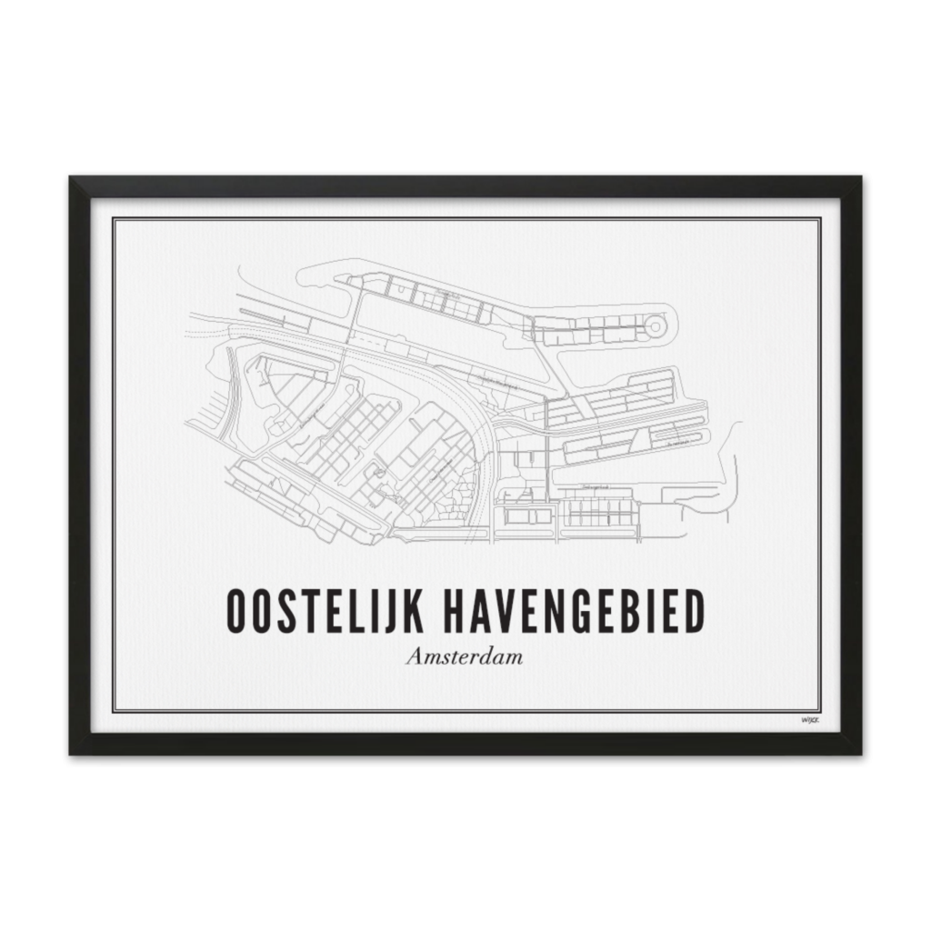 Poster of Amsterdam - Oostelijk Havengebied | WIJCK.