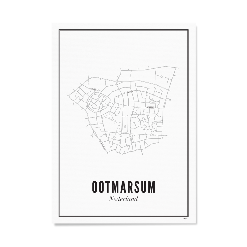 Poster van Ootmarsum - Stad | WIJCK. 