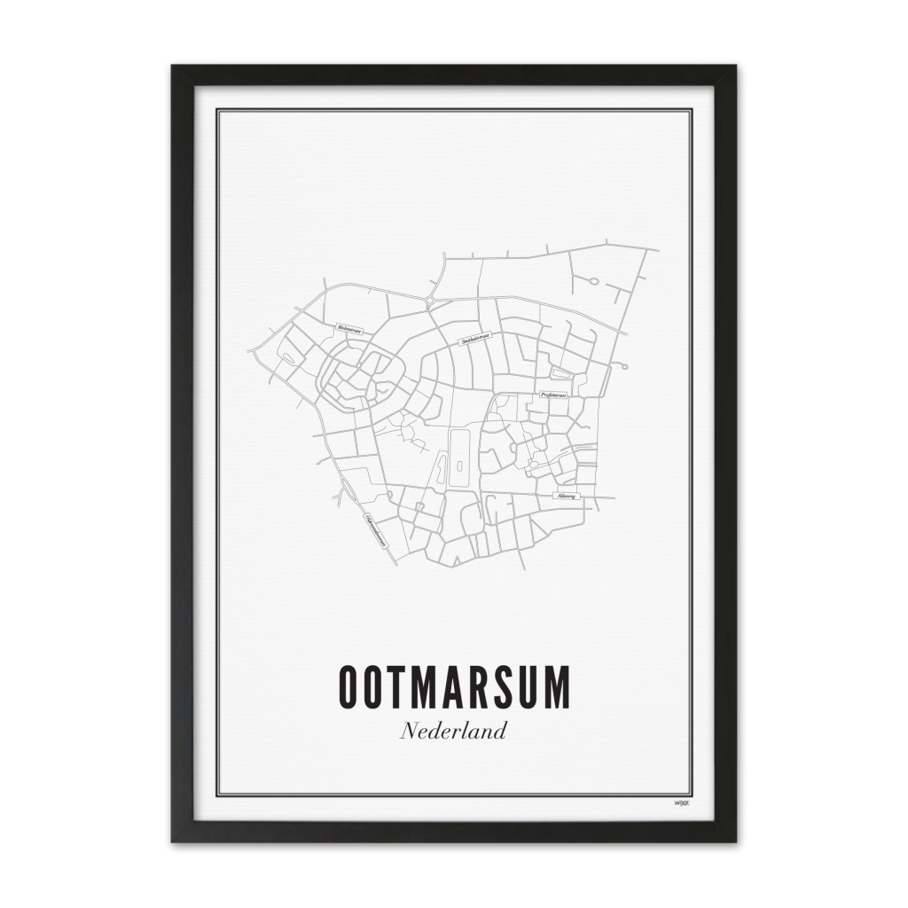 Poster van Ootmarsum - Stad | WIJCK. 