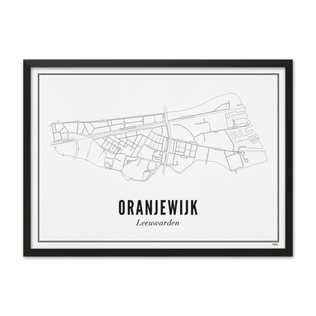 Affiches de Leeuwarden - Oranjewijk | WIJCK.