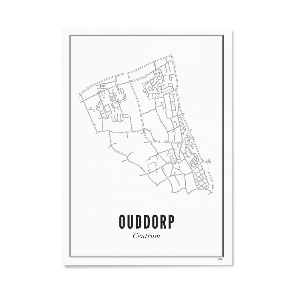 Poster von Ouddorp - Centre | WIJCK.