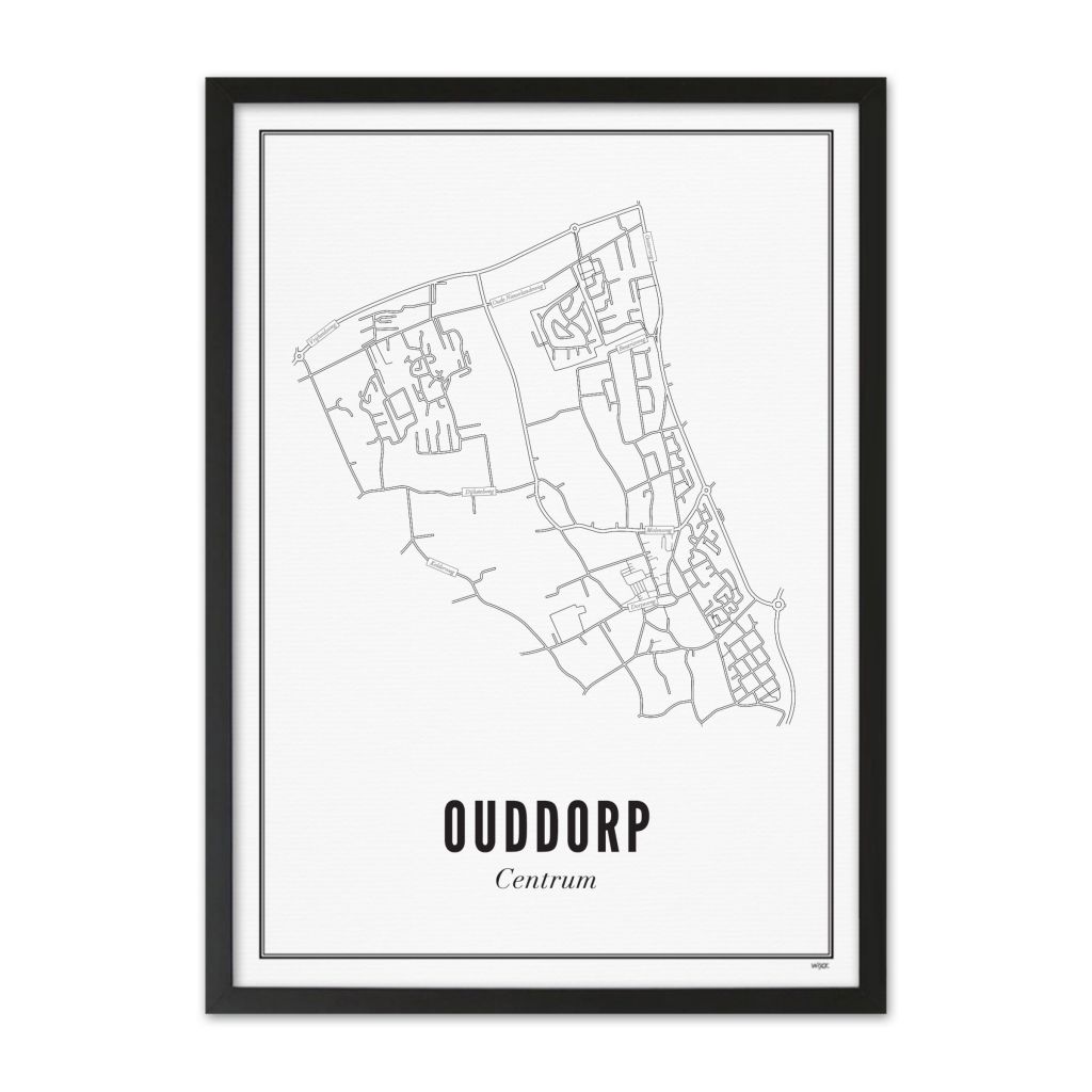 Poster von Ouddorp - Centre | WIJCK.