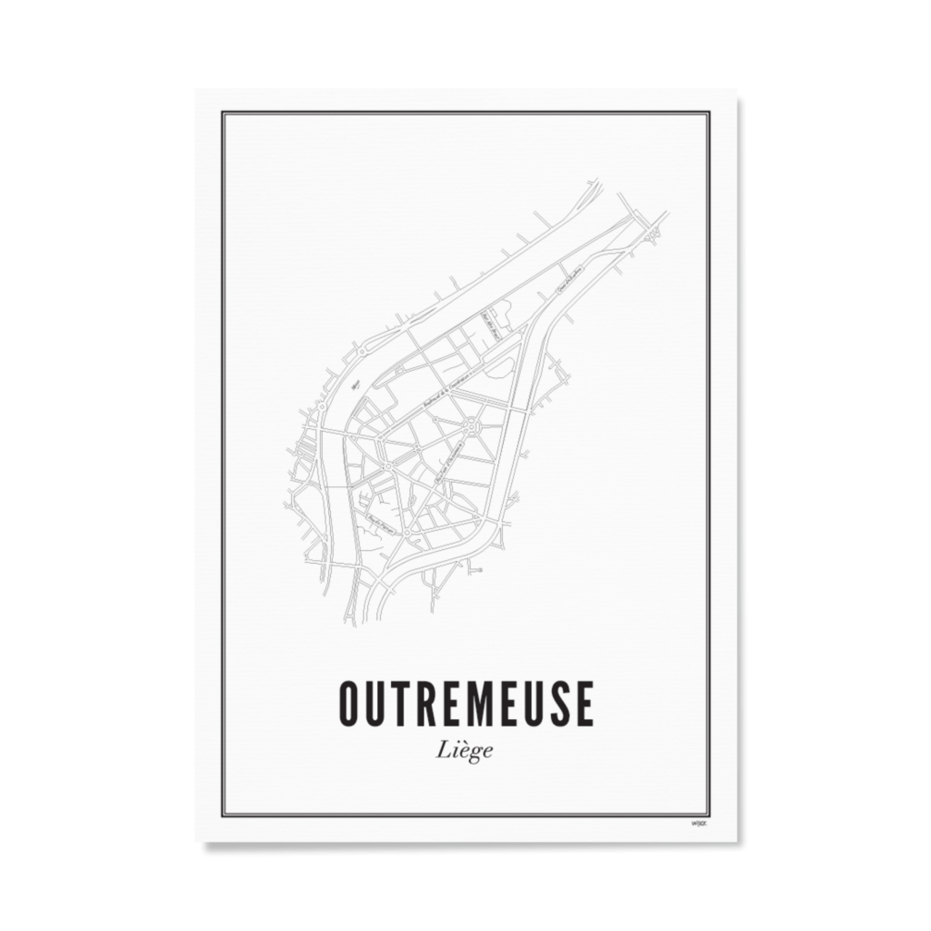Poster von Lüttich - Outremeuse | WIJCK.