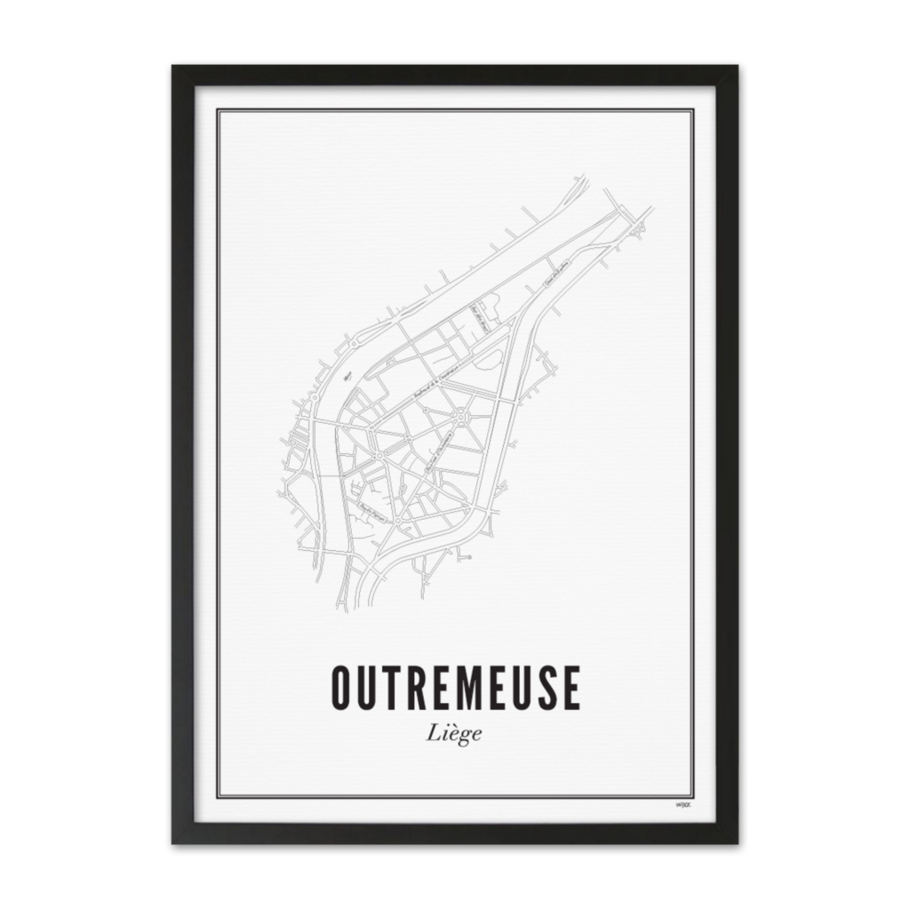 Poster von Lüttich - Outremeuse | WIJCK.