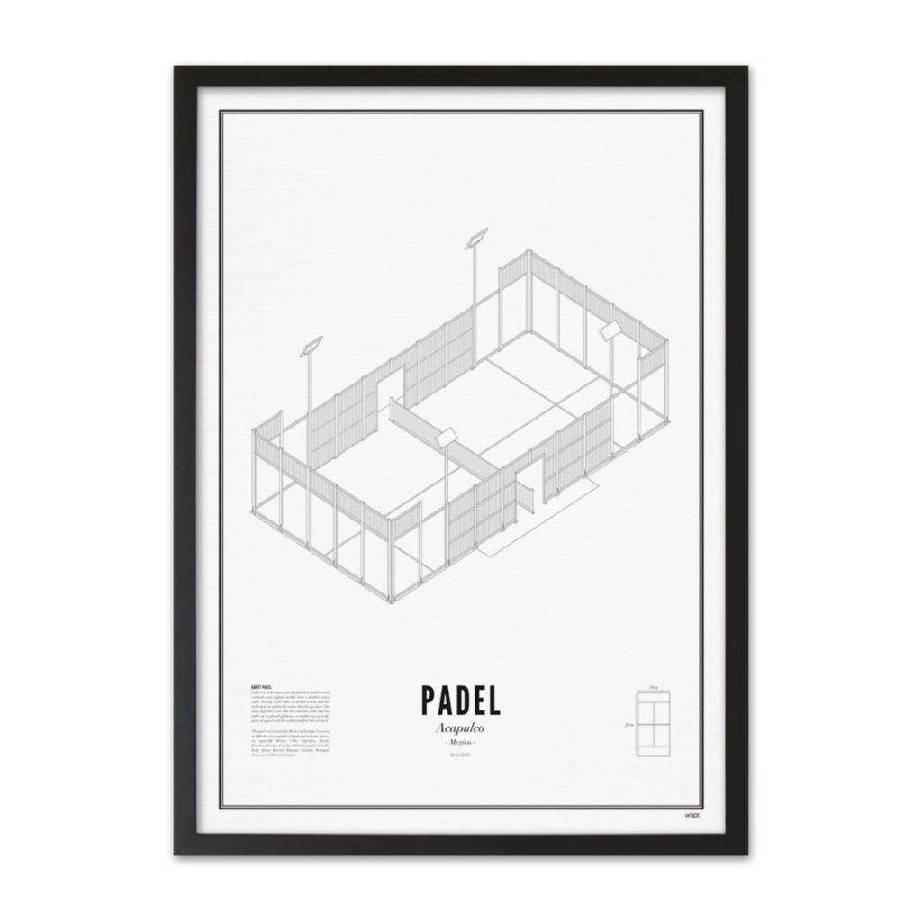 Poster van Padel - Court | WIJCK. 