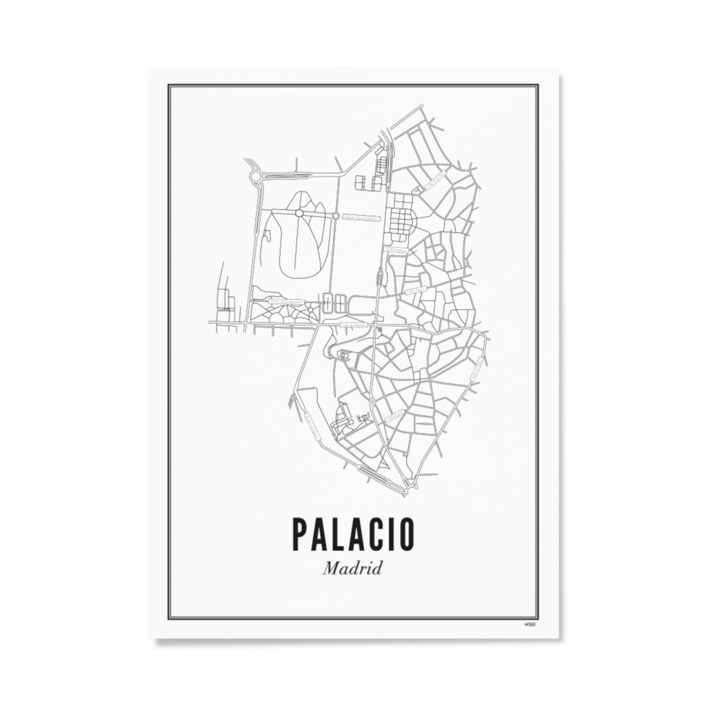 Affiches de Madrid - Palacio | WIJCK.