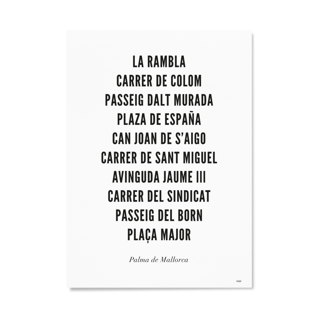 Affiches de Palma de Mallorca - Centre | WIJCK.