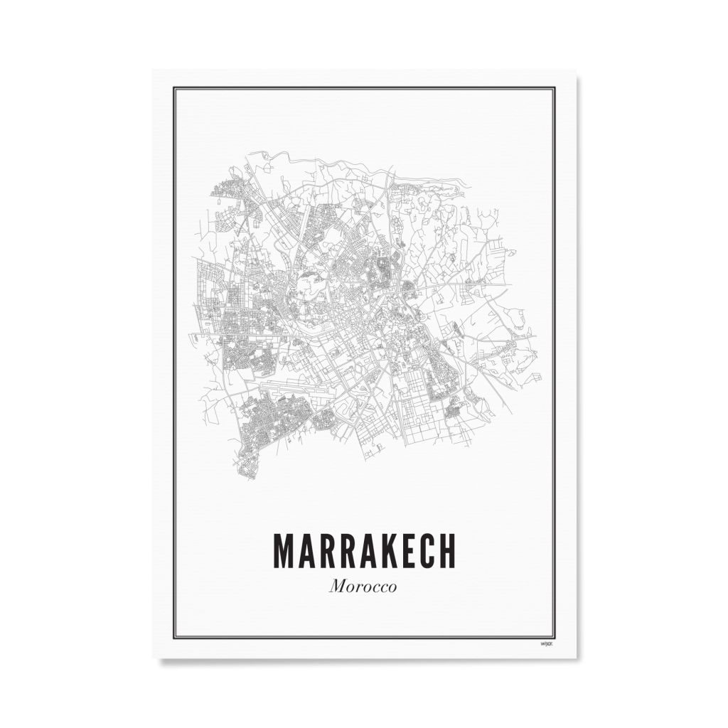 Poster of Marrakech - City | WIJCK.