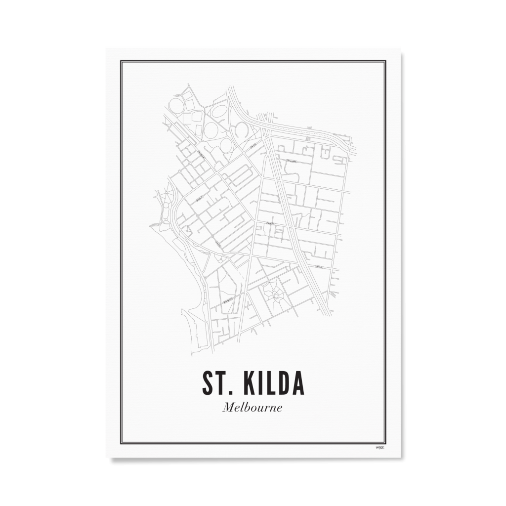 Poster van Melbourne - St. Kilda | WIJCK. 