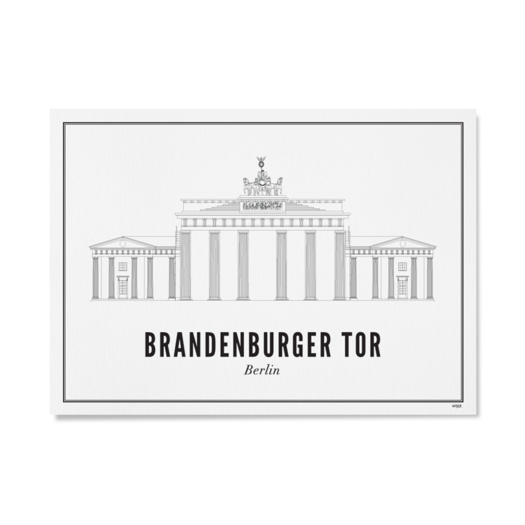 Poster von Berlin - Brandenburger Tor | WIJCK.