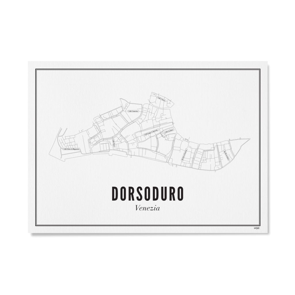 Affiches de Venise - Dorsoduro | WIJCK.