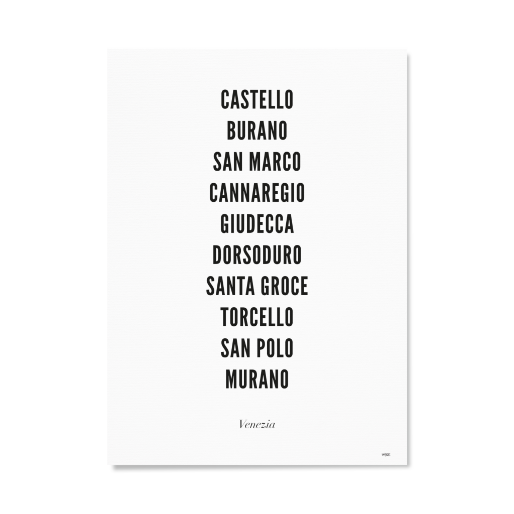 Poster von Venedig - Stadt | WIJCK.
