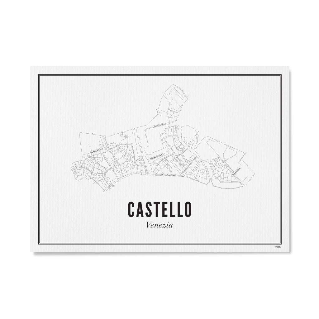 Poster of Venice - Castello | WIJCK.