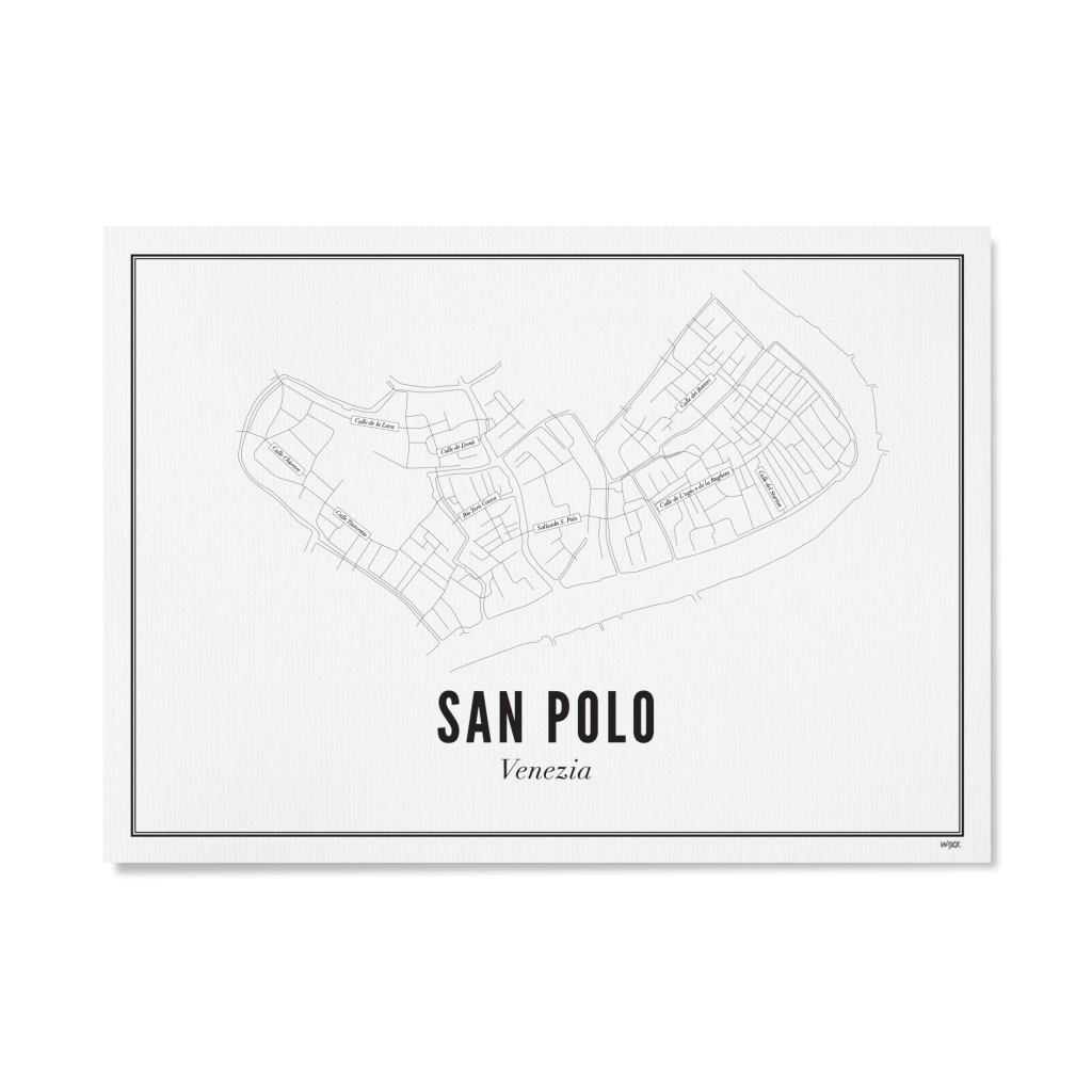 Poster of Venice - San Polo | WIJCK.