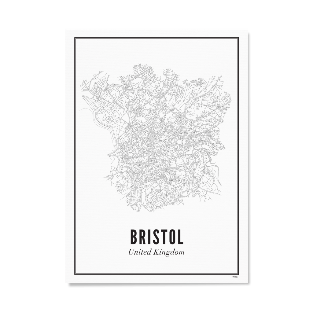Poster von Bristol - Stadt | WIJCK.