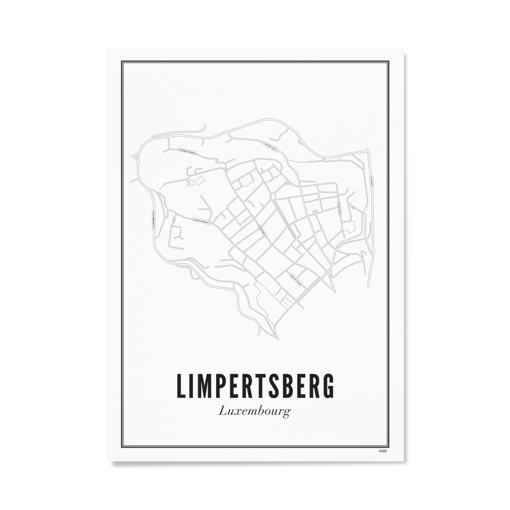 Affiches de Luxembourg - Limpertsberg | WIJCK.