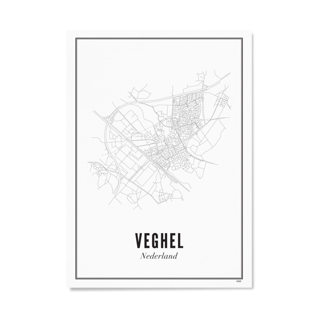 Poster von Veghel - Stadt | WIJCK.